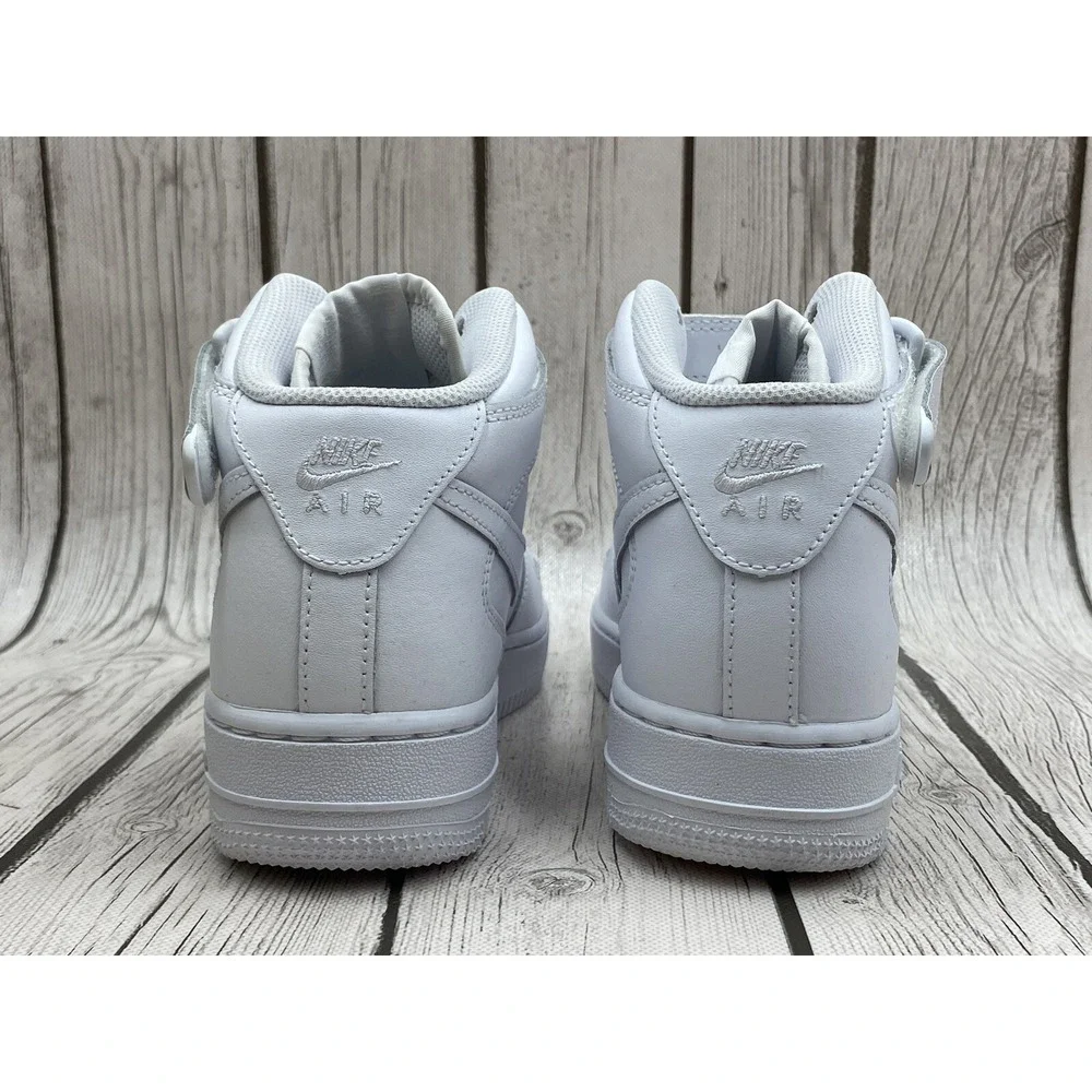 Nike Kids Air Force 1 Mid GS 'White' Size 4Y 314195 113
